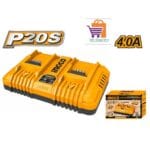 INGCO FCLI2082 P20S 2-port Lithium-Ion battery charger