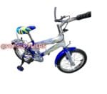 Victory 16inch 3wheel Blue Kids Bike 3years -6years - Image 2
