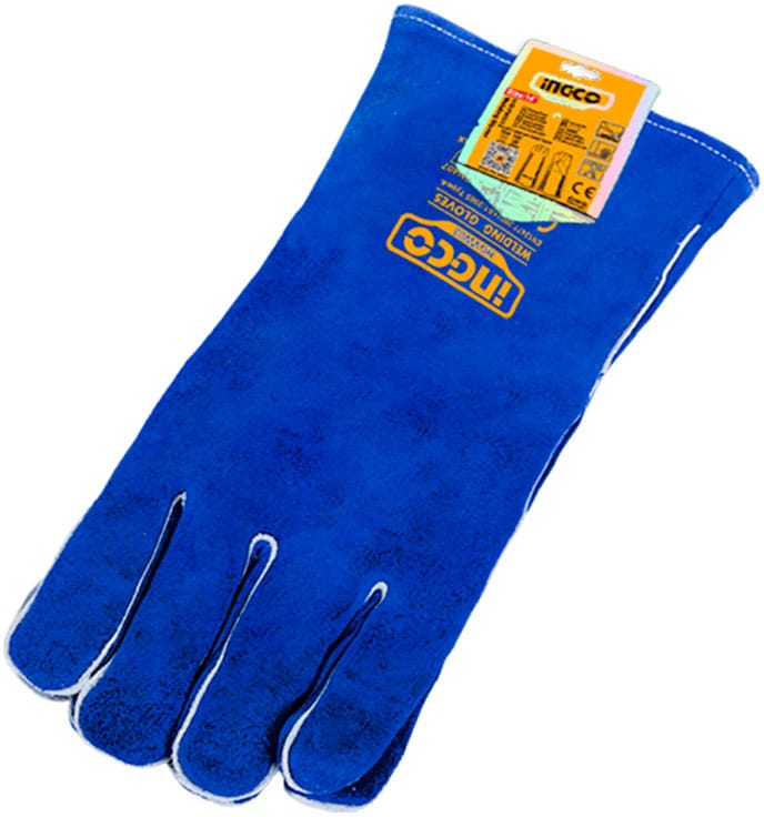 1_ingco_gantia_dermatina_makria_hlektrosighkollitwn_l_xl_14_250c_hgvw03_eos_12_atokes_doseis INGCO HGVW03 Welding gloves Size:14 inch - Image 1