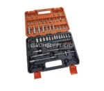 53pcs 1/4in Socket Set Ratchet Torque Wrench Combo CRV Auto Car Repairing Tool - Image 6