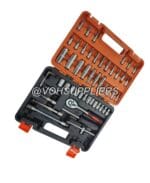53pcs 1/4in Socket Set Ratchet Torque Wrench Combo CRV Auto Car Repairing Tool - Image 4