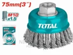 Total TAC32031  Wire cup brush Dia: 75mm, 3 - Image 2