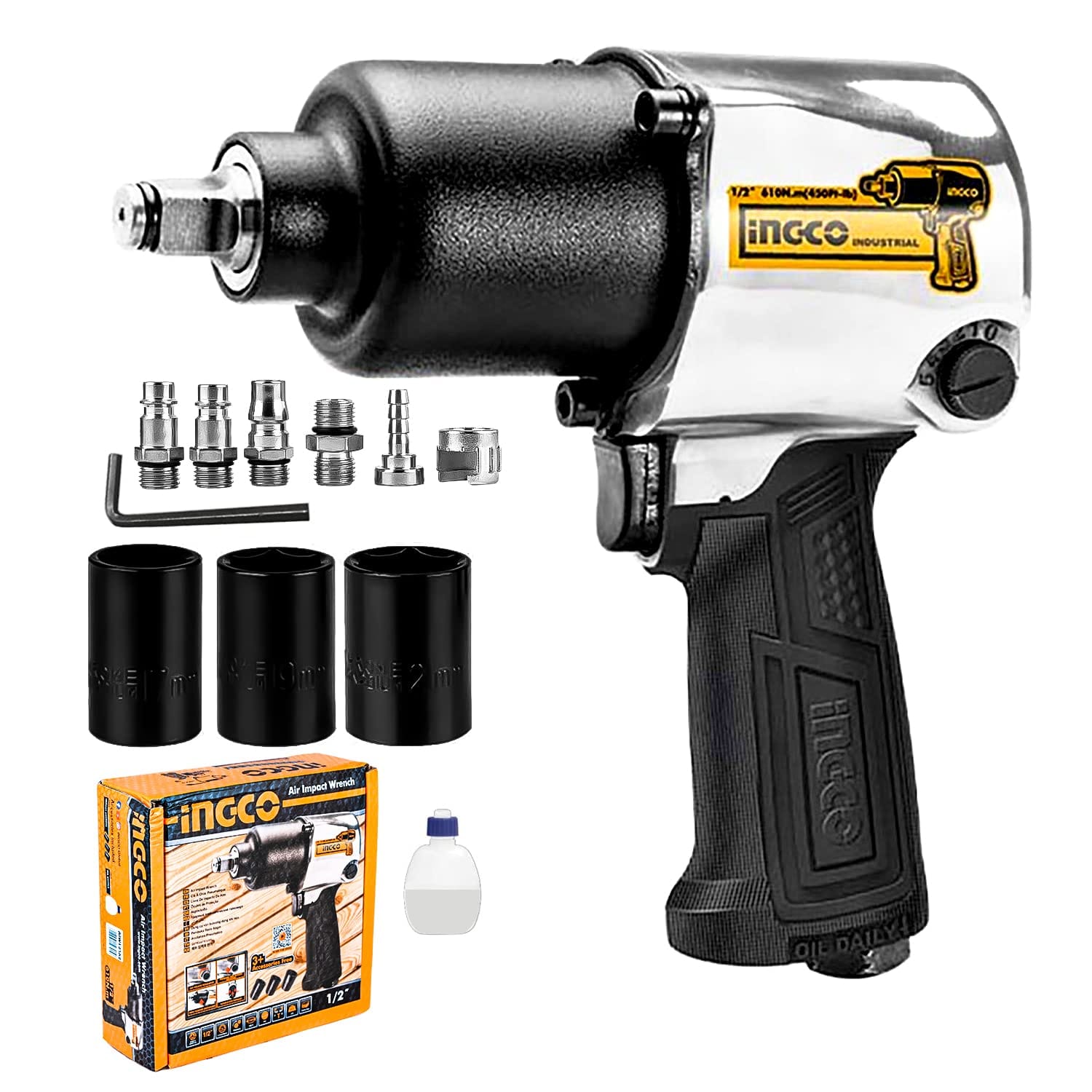 71RKCcPmsEL INGCO AIW12562 Air impact wrench - Image 1