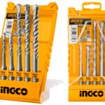 INGCO AKD2052 5 Pcs SDS plus hammer drill bits set