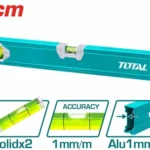 Total TMT24036  Spirit level Length：40cm 2pcs cylinder spirit bulbs