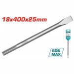 Total TAC15221821  SDS max chisel 18 X400X 25mm,flat