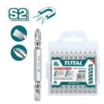 Total TAC16HL133  Screwdriver bit PH2+SL6.0,65mm,10pcs/set Double end bit