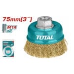 Total TAC31031  Wire cup brush Dia: 75mm, 3"