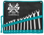 Total 12pcs combination spanner set Size:6-24mm
