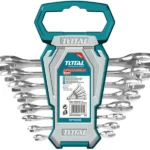 Total THT102386  8pcs double open end spanner set Size:6-22mm