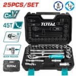 Total THT121251  25 Pcs 1/2" socket set - Image 2