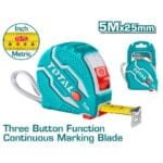 TOTAL TMT126052 Steel measuring tape Length & width:5mx25mm