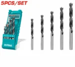 Total TACSD7056  5PCS Wood drill bits set