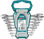 Total THT102386  8pcs double open end spanner set Size:6-22mm - Image 3