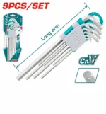 Total THT106191  9pcs hex key set