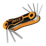 INGCO HHK14082 8pcs ball point hex key set( Pocket) Size：2mm, - Image 2