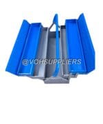 21inch metal Cantilever Tool Box  blue - Image 2