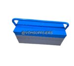 21inch metal Cantilever Tool Box  blue - Image 4
