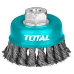 Total TAC32041  Wire cup brush Dia: 100mm, 4"
