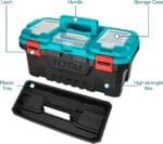 Total TPBX0141 14" Plastic tool box