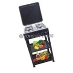 Premier 4 Gas Stove Cooker with Stand Shelf.