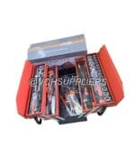 85PCS Complete Tool Set With Cantilever Metal Toolbox