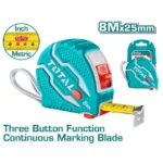 Total TMT126081 Steel measuring tape Length & width:8mx25mm