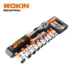 WOKIN 12 PCS 3/8" RATCHET HANDLE WITH SOCKETS SET