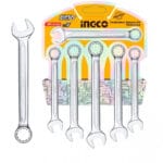INGCO "6 Pcs combination spanner set Size:8-17mm
