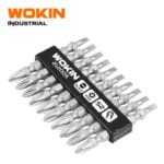 WOKIN 10PCS DOUBLE END SCREWDRIVER BIT SET (INDUSTRIAL)