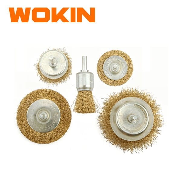 771605 WOKIN 5PCS WIRE BRUSHES SET - Image 1