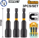 INGCO 3 Pcs impact magnetic nut set - Image 3