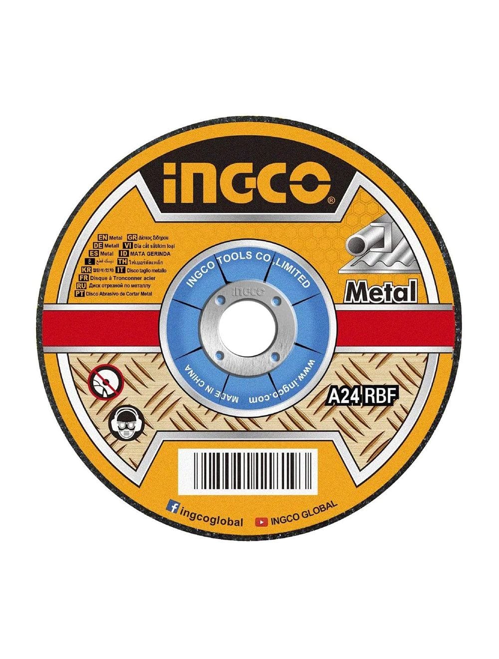 ingco-abrasive-metal-cutting-disc INGCO Abrasive metal cutting disc - Image 1