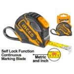 INGCO Steel measuring tape Length & width:5mx19mm - Image 3