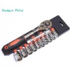Ratchet Socket Spanner Set 11Pcs