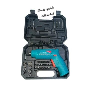 MEAKIDA CORDLESS DRILL WITH Screwdriver Set And Blow Box