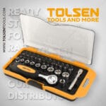 TOLSEN 38PCS BIT & SICKET SET - Image 2