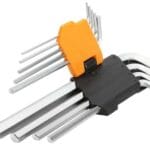 TOLSEN 9PCS LONG ARM HEX KEY SET
