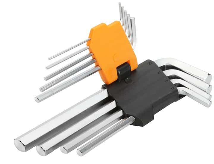 20048-1-1 TOLSEN 9PCS LONG ARM HEX KEY SET - Image 1
