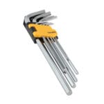 TOLSEN 9PCS TORX LONG ARM HEX KEY SET
