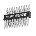 TOLSEN 10PCS DOUBLE END SCREWDRIVER BIT SET