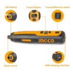 INGCO Lithium-ion cordless screwdriver 4V - Image 2