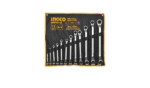 INGCO 12pcs offset ring spanner set Size:6-32mm - Image 2