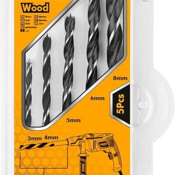 INGCO 5 Pcs wood drill bits set