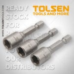 TOLSEN 3PCS MAGNETIC NUT SOCKET SET 10mm - Image 3
