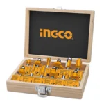 INGCO 12 Pcs router bits set(8mm) - Image 2