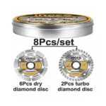 INGCO Diamond discs set(8 Pcs/set) - Image 3