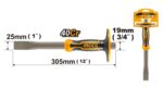 INGCO HCCL852519 Cold chisel - Image 2