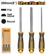 INGCO HKTFW0308 3 Pcs wood file set