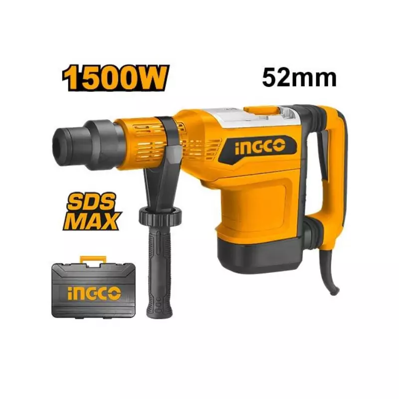 Ingco_Rotary_Hammer_1500W_52mm_with_3_Function_Modes_RH1500528__2__-_Copy-2 INGCO RH1500528 Rotary hammer 1500W - Image 1